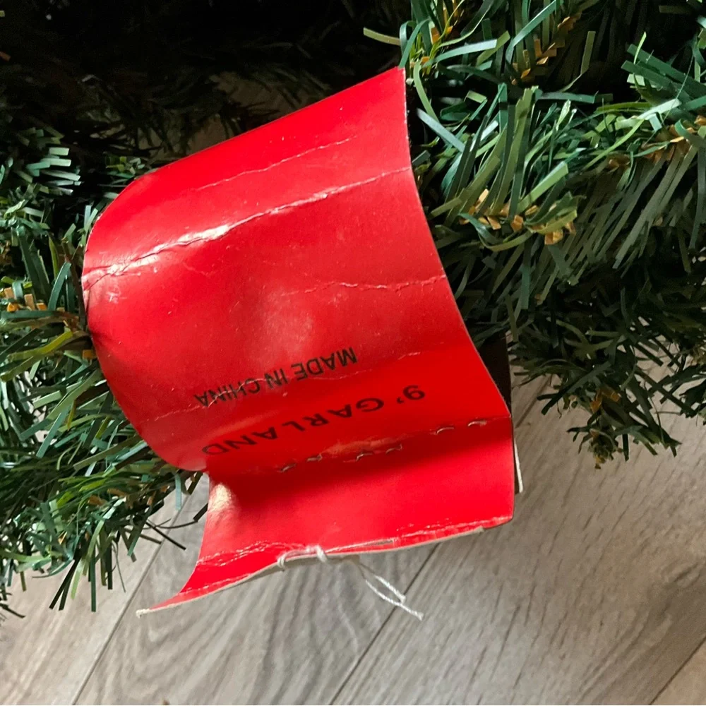 Traditions Garland 9ft Alabama Pine NWT Christmas Holiday Decor